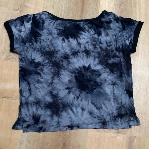 ZUMIEZ EMPYRE TIE DYE CROP TOP LACE UP - Picture 4 of 6
